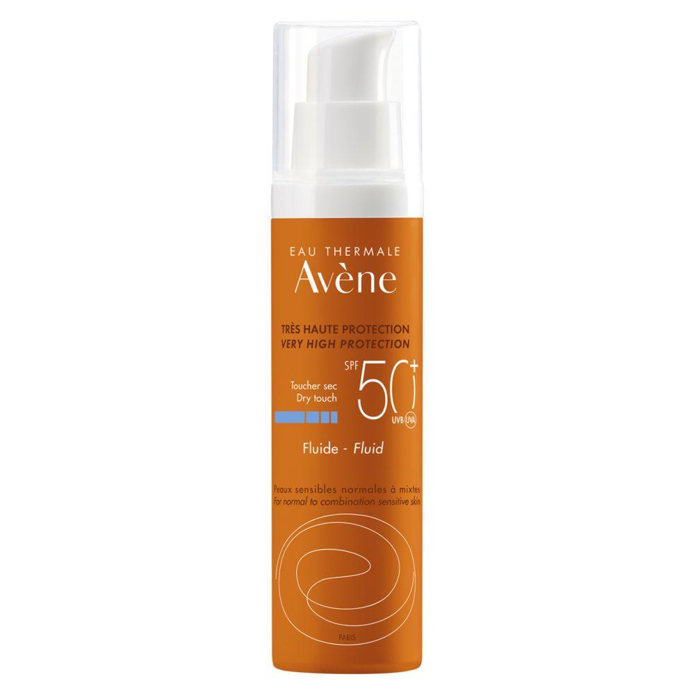 Very High Protection Fluid Spf50+ Sun Cream For Sensitive Skin 50Ml