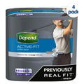 Active Fit For Men Large - 32 Pants (4 Pack Bundle)