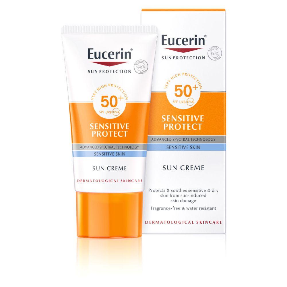 Sun Face Cream Sensitive Protect Spf50+ 50Ml