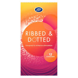 Ribbed And Dotted Condoms - 12 Pack