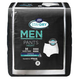 Staydry Men Night Pants Medium - 10 Pants