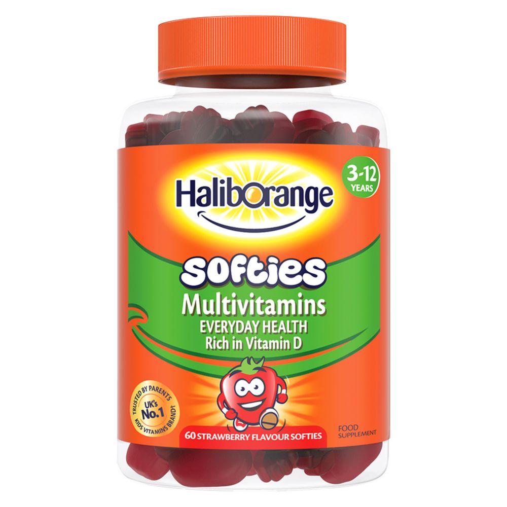 3-12 Years Multivitamins Everyday Health - 60 Strawberry Flavour Softies
