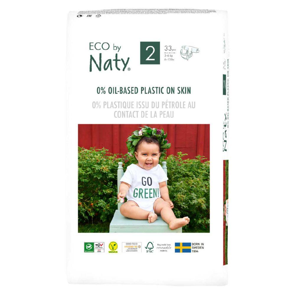 Size 2, 33 Eco Nappies, 3-6Kg