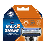 Max Shave 5 Blade System Refill 4 Pack