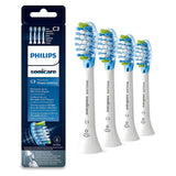 Sonicare Premium Plaque Defence Brushsync Enabled Replacement Brush Heads - 4Pk White Hx9044/17