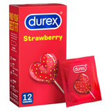 Emoji Strawberry Condoms - 12 Pack