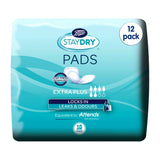 Staydry Extra Pads for Light to Moderate Incontinence 12 Pack Bundle 120  Liners, Compare