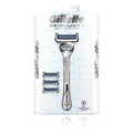 Wild Nutrition Skinguard Sensitive Razor + 3 Blades for Smooth & Comfortable Shaving