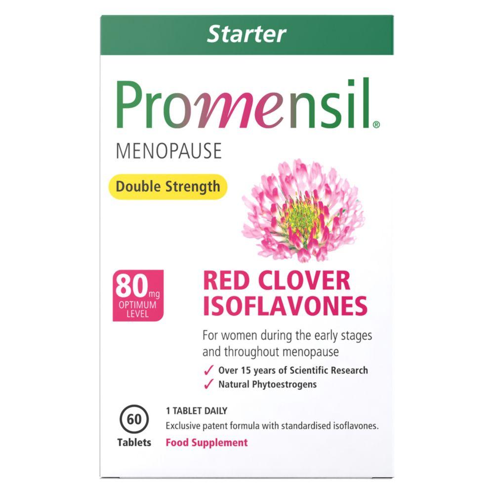 Menopause Starter Double Strength Red Clover Isoflavones - 60 Tablets