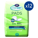 Mini Pads For Light Incontinence 12 Pack Bundle â€œ 240 Liners