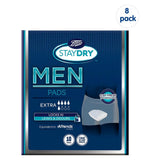 Staydry Men Extra Pads - 80 Pads (8 Pack Bundle)