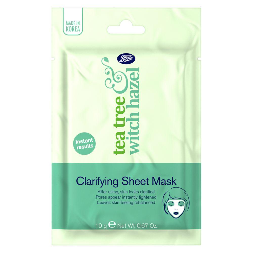 Tea Tree & Witch Hazel Clarifying Sheet Mask 19G