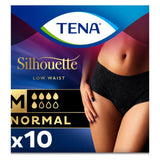 Lady Silhouette Normal Black Incontinence Pants Medium - 10 Pack