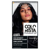 Colorista Deep Black Permanent Hair Dye Gel High Intensity Permanent Hair Colour