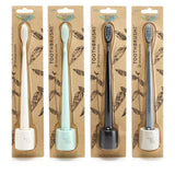 Biodegradable Toothbrush & Stand Assorted Colours