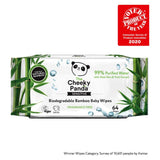 Biodegradable Baby Wipes, Single Pack = 64 Wipes