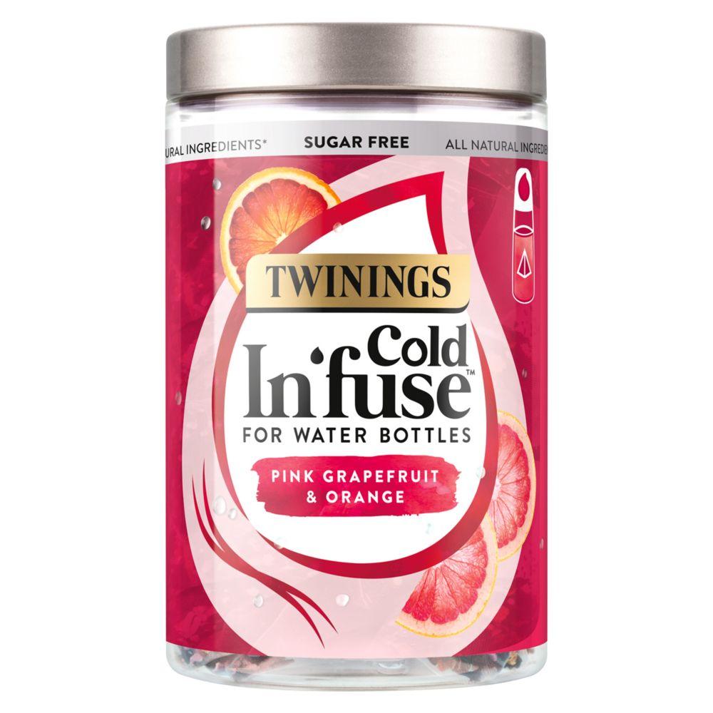Cold In'Fuse For Water Bottles Pink Grapefruit & Orange Jar - 12 Infusers