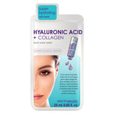 Hyaluronic Acid + Collagen Face Sheet Mask 25Ml