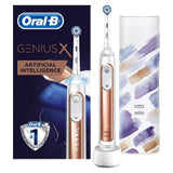 Genius X Rose Gold Electric Toothbrush With Boots Exclusive Art Of Brushing Travel Case