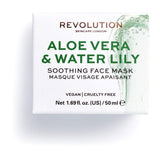 Revolution Skincare Aloe Vera & water Lily Soothing Face Mask 50g