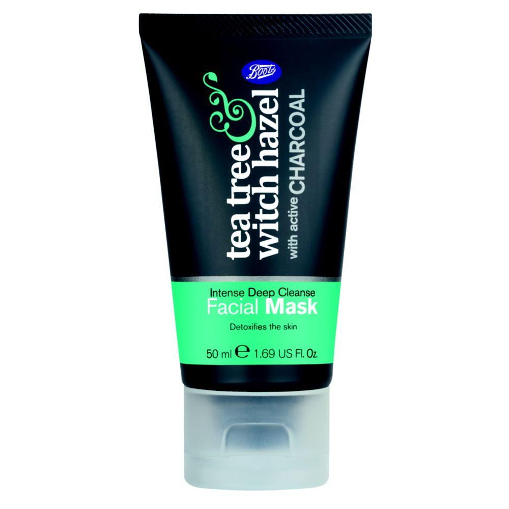 Boots Tea Tree & Whitch Hazel Charcoal Facial Mask 50ml