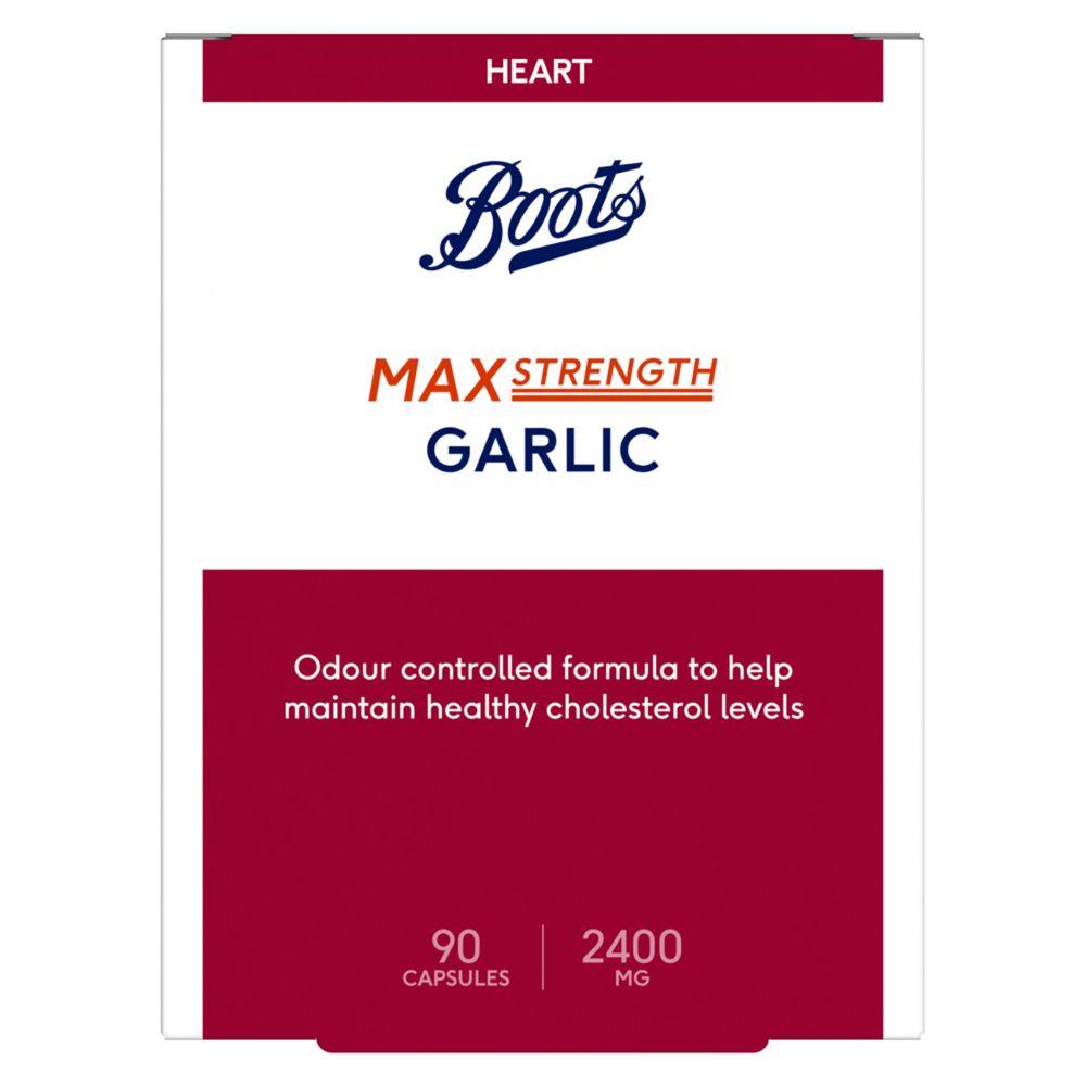 Max Strength Garlic 90 Capsules (3 Month Supply)