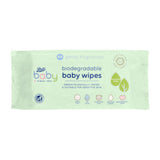 Baby Fragranced Biodegradable Soft Baby Wipes, Single Pack = 64 Wipes
