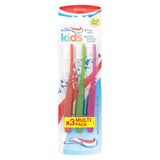 Kids 3 Soft Bristles Toothbrush 0-7 Years