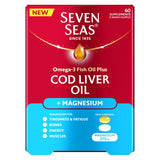 Omega-3 Fish Oil Plus Cod Liver Oil + Magnesium 60S