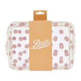 Clear Spotty Flat Square Bag
