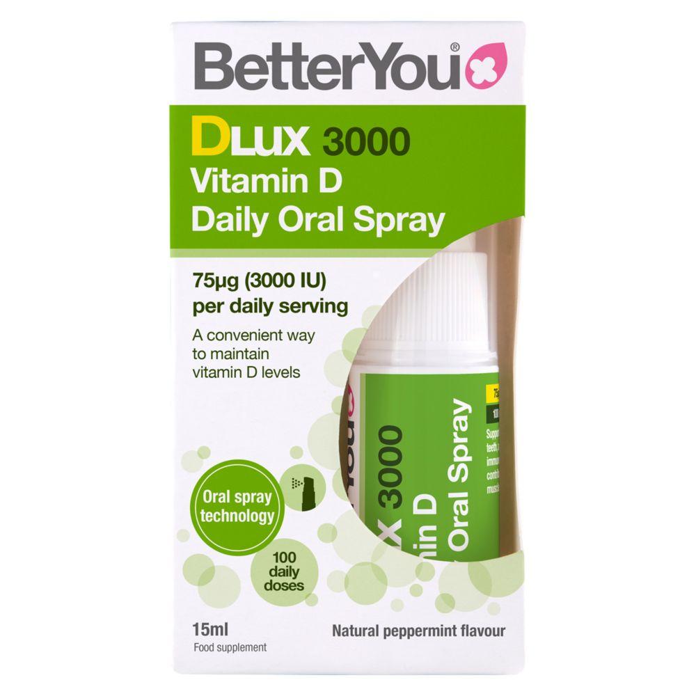 Dlux3000 Vitamin D Daily Oral Spray 15Ml