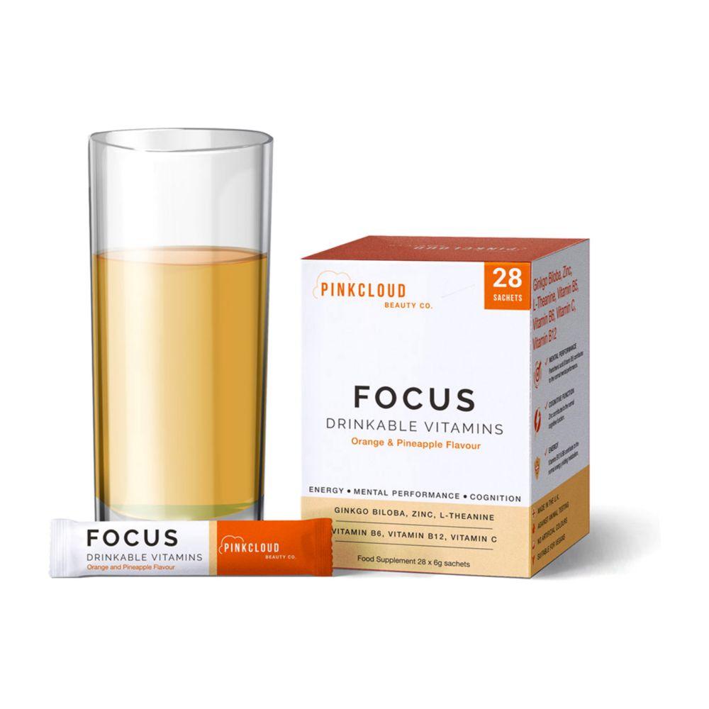 Focus Drinkable Vitamins Orange & Pineapple Flavour 28 Sachets