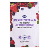 Boots Ultra Fine Sheet Mask With Added Mixed Berries Extract