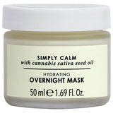 Simply Calm Hydrating Overnight Mask With Cannabis Sativa (Hemp) Seed Oil 50Ml