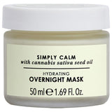 Botanics Simply Calm Hydrating Overnight Mask with Cannabis Sativa (Hemp) Seed Oil 50ml