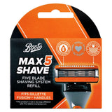Max Shave 5 Blade Universal Refill 4 Pack