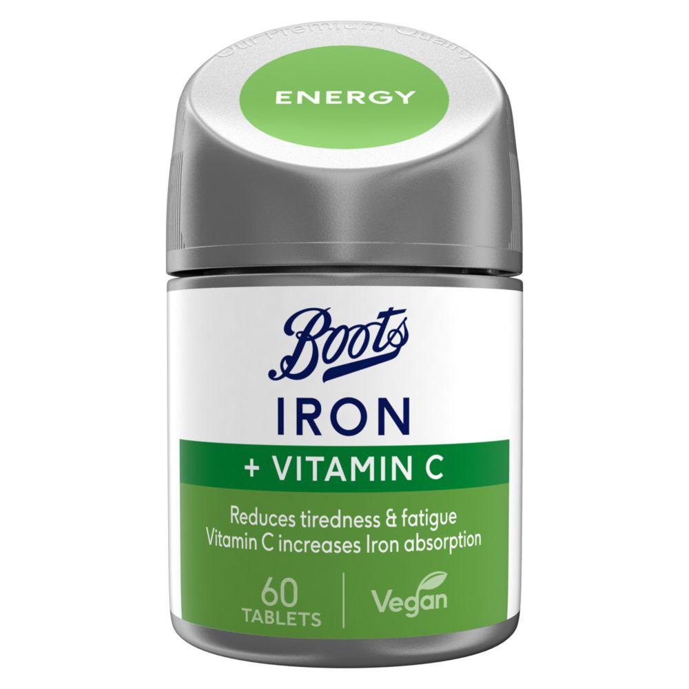 Iron & Vitamin C 60 Tablets (2 Month Supply)