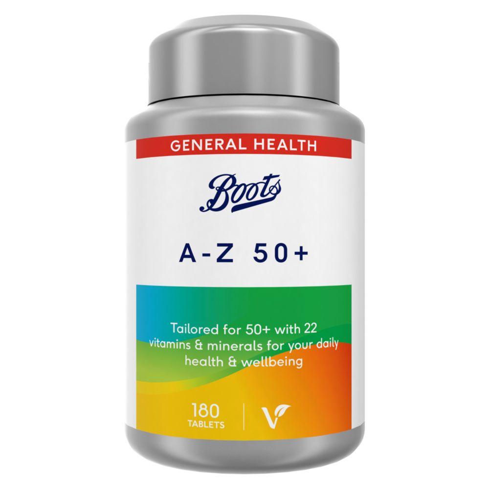 A-Z 50+ 180 Tablets (6 Month Supply)