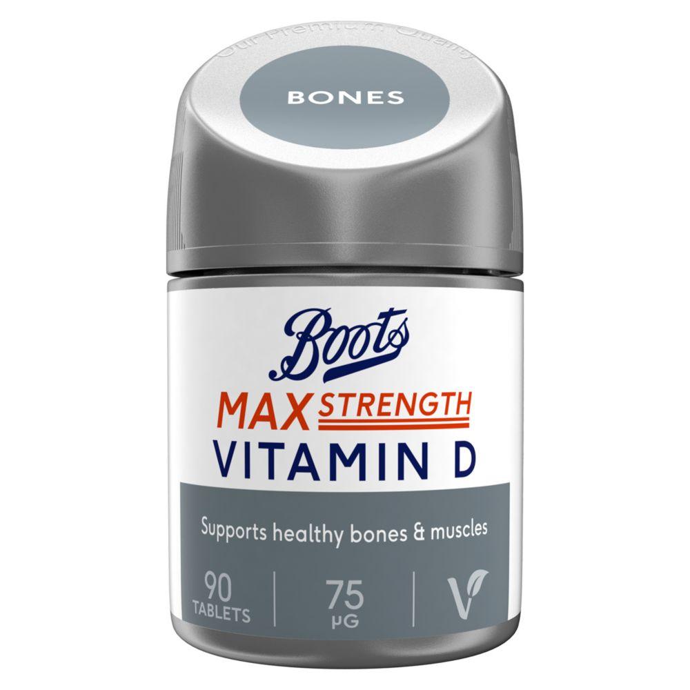 Max Strength Vitamin D 75 Âµg 90 Tablets (3 Month Supply)