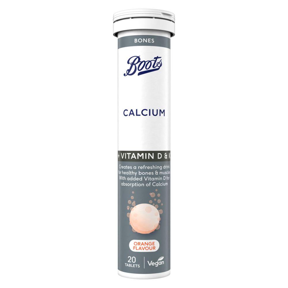 Effervescent Calcium + Vitamin D & K 20 Tablets