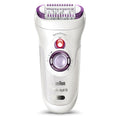 Silk-Ãƒâ€°pil 9 9-700 Epilator For Women For Long-Lasting Hair Removal, White/Purple