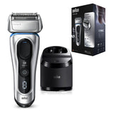Series 8 8390Cc Wet & Dry Men'S Electric Shaver With Clean & Charge Station And Travel Case - Silver