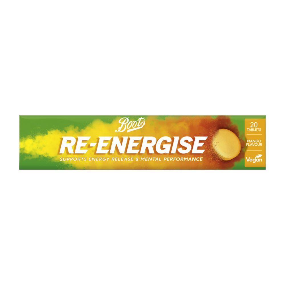 Re-Energise Mango 20 Effervescent Tablets