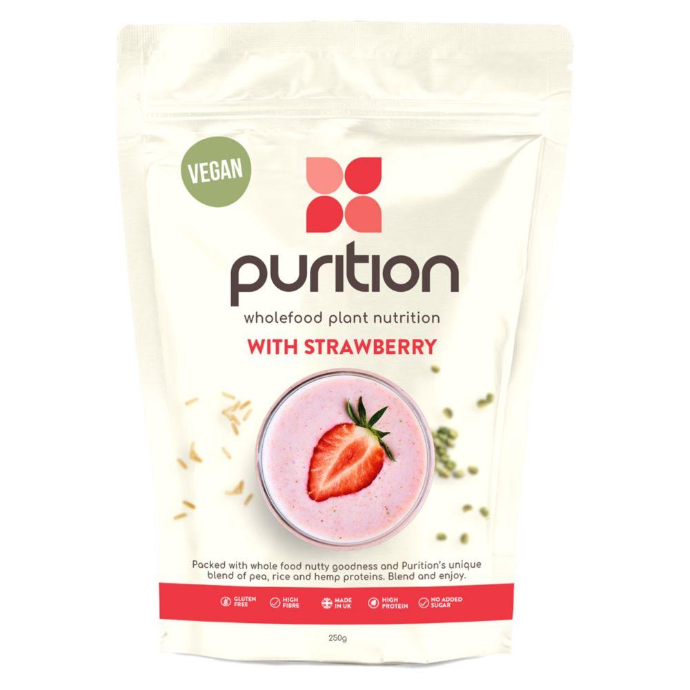 Wholefood Plant Based Protein With Strawberries - 250G
