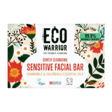 Eco Warrior Gently Cleansing Sensitive Facial Bar - Chamomile & Calendula Essential Oils 100g