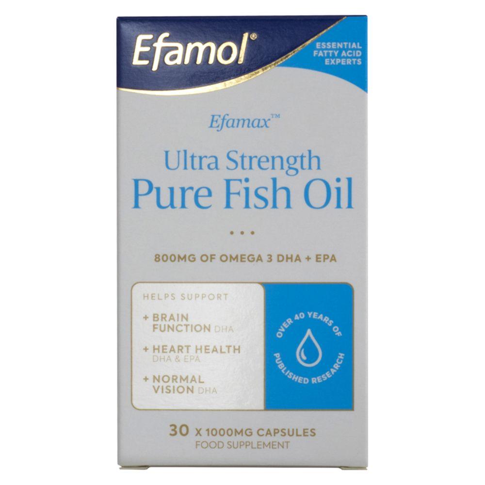 Efamax Ultra Strength Pure Fish Oil 30 X 1000Mg Capsules