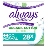 Dailies Cotton Protection Panty Liners Normal X 28