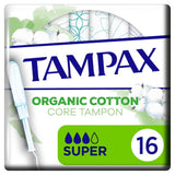 Organic Cotton Protection Super Tampons Applicator X16