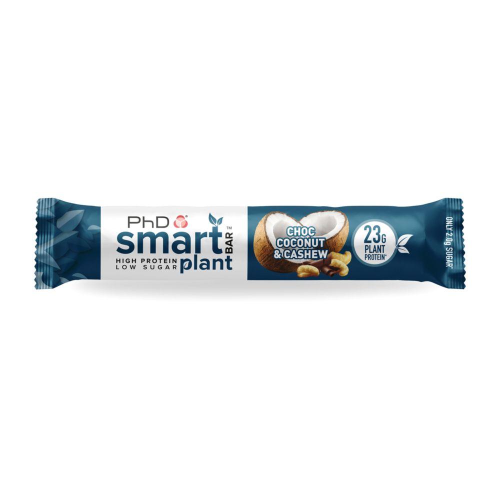 Smart Plant Protein Bar Chocolate, Coconut & Cashew - 64G