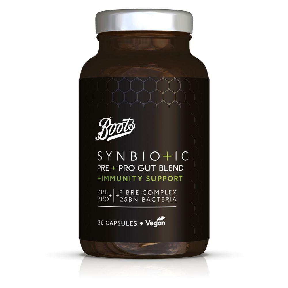 Synbiotics Pre & Pro Gut Blend Immunity Support 30 Capsules